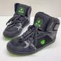 Men's DVS Honcho Black & Green Skate Shoes Size 12 image number 1