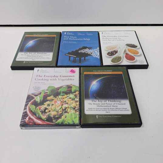 Bundle of 5 Assorted Great Courses Educational DVDs image number 1