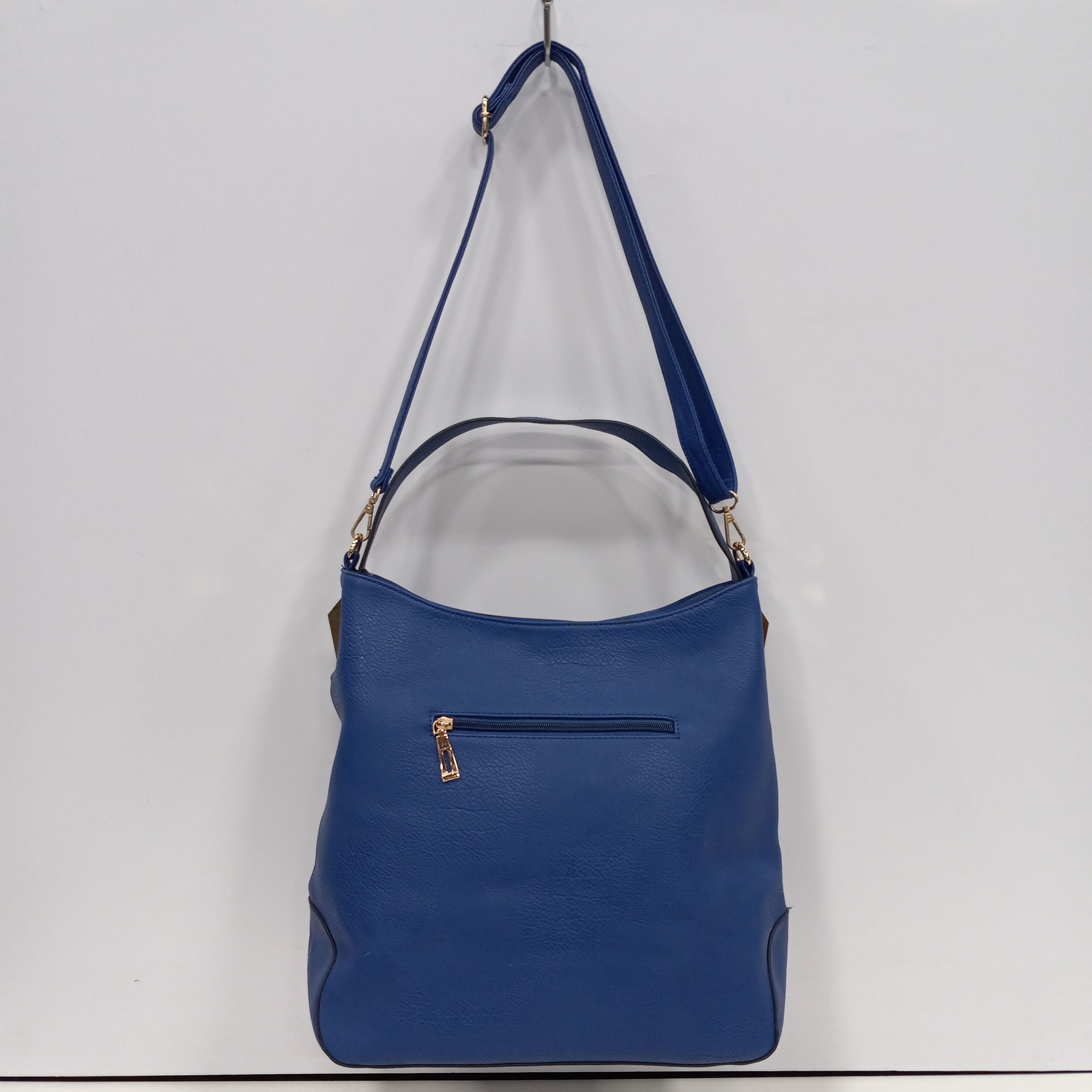 Watson & Wolfe - Florence Silicone Vegan Leather Bag | Navy Blue