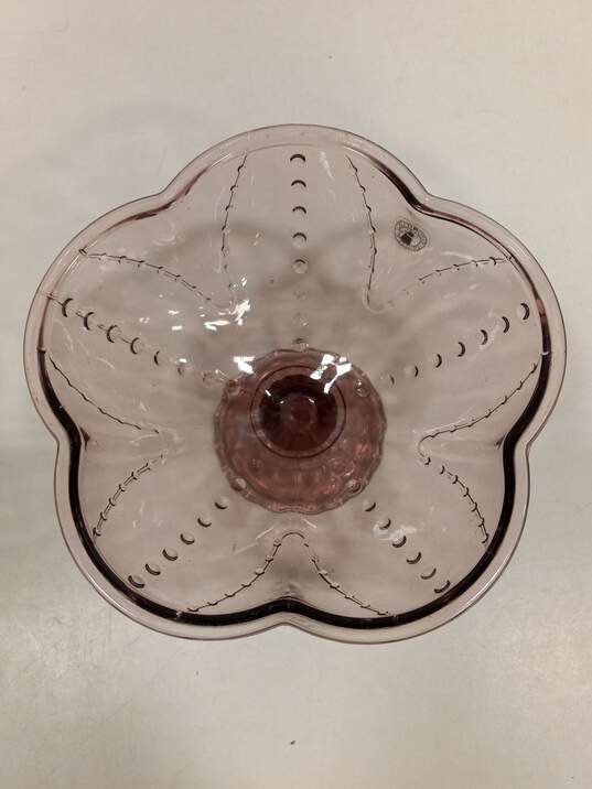 Pink Glass Candy Dish image number 2