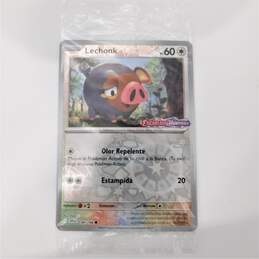 RARE Pokemon TCG Lechonk STAMPED Scarlet&Violet Promo 6 Card Lot Spanish Sealed alternative image