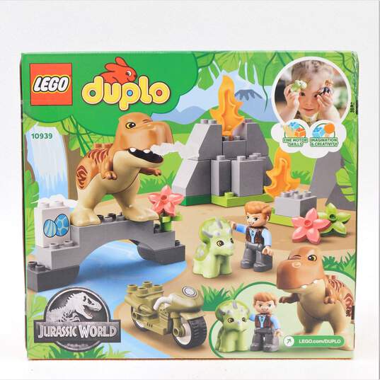 LEGO Duplo Jurassic World T.rex Triceratops 10939 T-Rex Dinosaur Retired Sealed image number 1