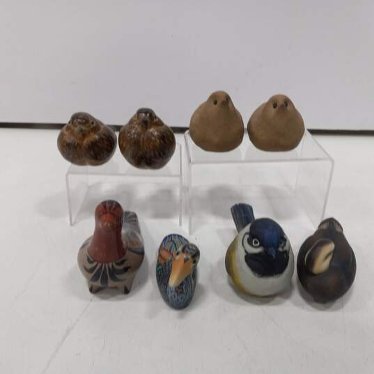 8pc Assorted Bird Small Figurines image number 1