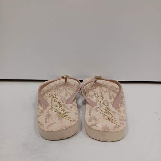 Michael Kors Pink Flip Flop Thong Style Sandals Size 7M image number 3