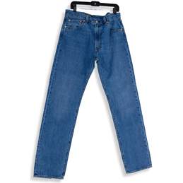 NWT Levi's Premium Mens Blue 551'Z Medium Wash Straight Leg Jeans Size 33X36
