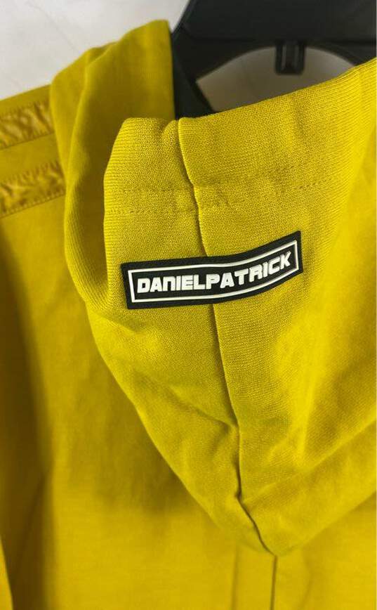 NWT Adidas Mens Yellow DP Daniel Patrick Heavy Pockets Pullover Hoodie Size L image number 7