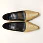 Charles Jourdan Women's Tan Ostrich Leather Heels Size 6 image number 5