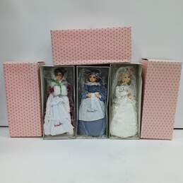 Bundle of 3 Vintage Brinn's June, November & December Dolls IOB alternative image