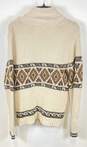 NWT J.Crew Mens Ivory Basket Weave Long Sleeve Shawl Cardigan Sweater Size Small image number 2