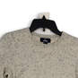 Womens Gray Black Spotted Crew Neck Long Sleeve Pullover Sweater Sz S (6-8) image number 3