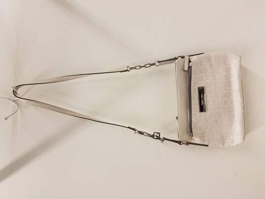 Calvin Klein Signature Crossbody White - $45 (64% Off Retail