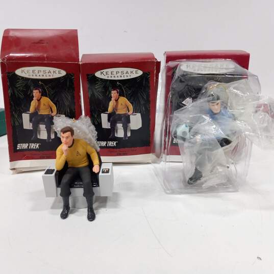 Bundle of Hallmark Keepsake Star Trek Ornaments In Box image number 5