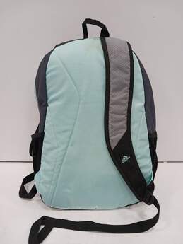 Adidas Sky Blue/Gray/Black Laptop Compartment Backpack alternative image
