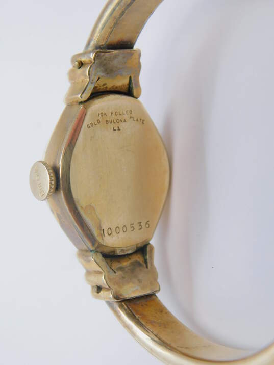 Ladies Vintage Gold Filled Bulova & Elgin Jeweled Watches 40.3g image number 6