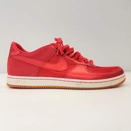 Nike Air Force 1 Light Low Red/Gum Men's Athletic Sneaker Size 9 alternative image