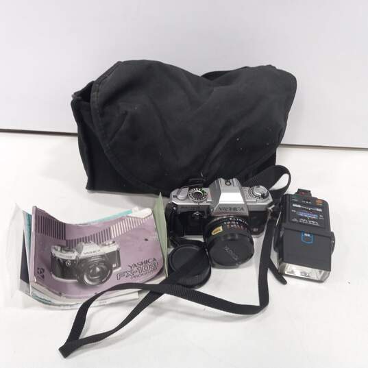 Yashica FX-103 SLR Film Camera w/ Accessories image number 1
