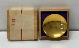 24k Gold Plated Japanese Sake Dish in gift box