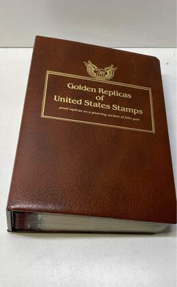 Lot of 75 GOLDEN REPLICAS OF UNITED STATES STAMPS 22K Gold First Day Issue 90's