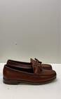 Allen Edmonds Brown Leather Maxfield Tassel Loafers Men's Size 11.5 image number 3