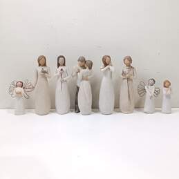 Bundle of Eight Willow Tree Figurines