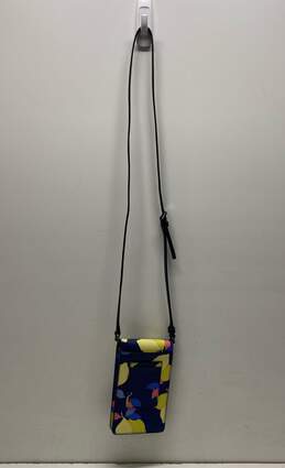 Kate Spade Cameron Lemon Zest North South Flap Phone Crossbody Navy alternative image