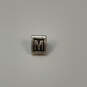 Designer Pandora S925 ALE Sterling Silver M Letter Triangle Beaded Charm image number 3