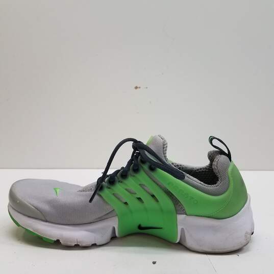 Nike Presto Light Smoke Grey Green Strike Sneakers DQ4718-001 Size 5Y/6.5W image number 2