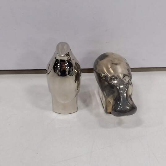 5pc Set of Dansk Silver-Plated Animal Figurines image number 5