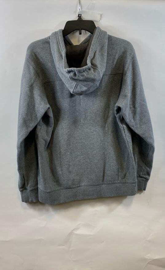 Columbia Mens Gray Long Sleeve Pocket Drawstring Pullover Hoodie Size Medium image number 2