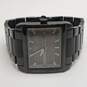 Armani Exchange 45mm WR 5ATM Rectangular Black Stainless Steel Watch image number 6