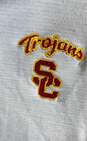 NWT Nike Womens Gray Dri Fit USC Trojans Quarter Zip Golf Jacket Size Small image number 3