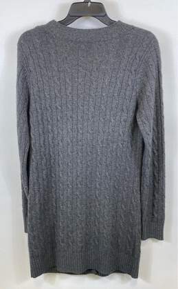 Juicy Couture Womens Gray Long Sleeve Button Front Cardigan Sweater Size L alternative image