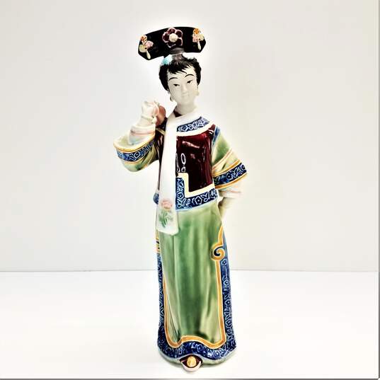 Shiwan Lotus Princess  Chinese Ceramic Landy Figural image number 1
