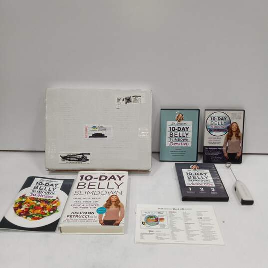 10 Day Belly Slimdown Diet DVD Material In Box w/ Accessories image number 1