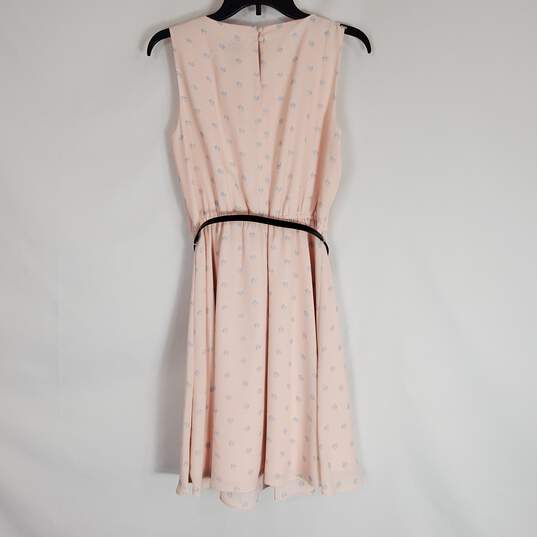 Elle Women Pink Print Dress S NWT image number 4