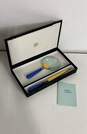 Gumps Desk Set Magnifying Glass Letter Opener Lapis Lazuli In Display Gift Box image number 1