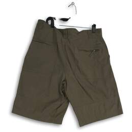 NWT Columbia Mens Dark Green Flat Front Omni-Shade UPF 30 Cargo Shorts Size 38 alternative image