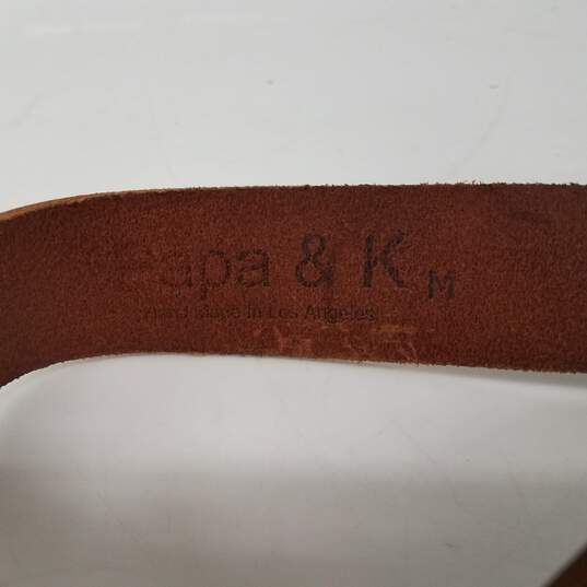 Papa & K Leather Belt 40.5" image number 3