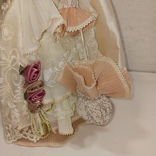 Vintage Victorian Themed Porcelain Doll w/Stand image number 5