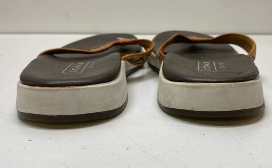 COACH Latrice Thong Slide Sandals Shoes Size 6.5 M image number 3