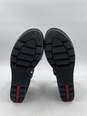 Authentic Prada Black Patent Wedge Sandals W 8.5 image number 5