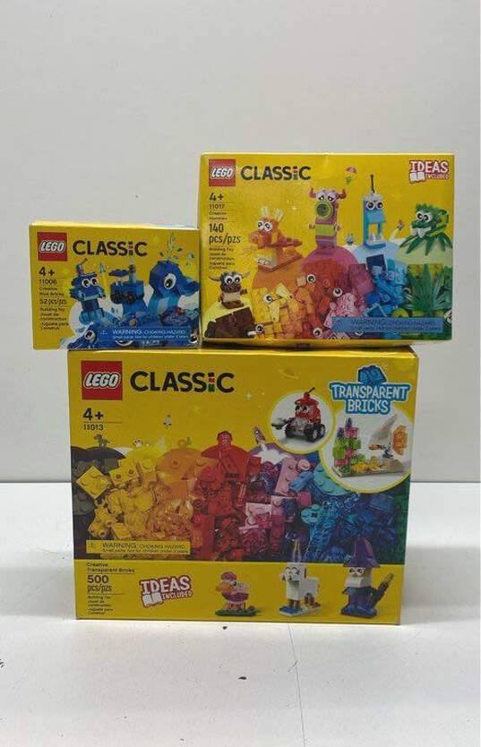 Lego Classic Bundle Lot Of 3 NIB 11017 11006 11013 image number 1
