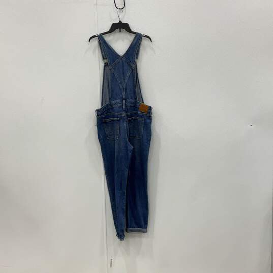 NWT Levis Womens Blue Denim One-Piece Jumpsuit Jean Overalls Size Large image number 2