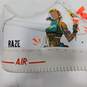 Nike Air Hand Painted Raze  Design Air Force One Size 9.5 image number 7