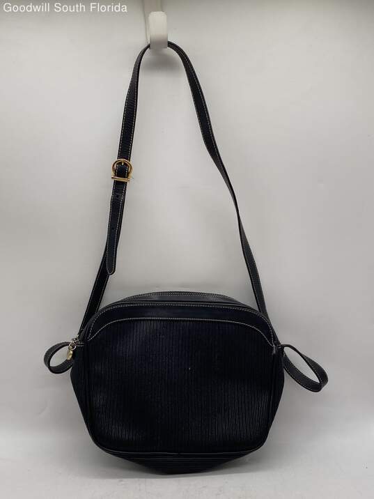 Authentic Salvatore Ferragamo Womens Black Handbag image number 1