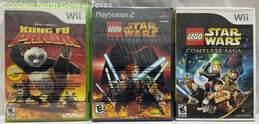 Lot of 3 Video Games - Multi System Bundle (PS2,Wii)