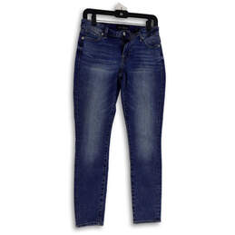 Lucky Brand Solid Blue Jeans Size 4 - 69% off