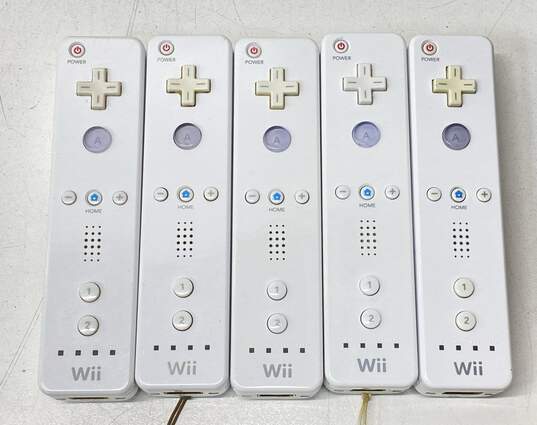 Set Of 10 Nintendo Wii Remotes For Parts/Repair- White image number 4