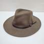 Saint Martin Quality Headwear Brown Wool Fedora Hat Size Medium image number 1