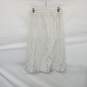 Madewell White Stripe Linen Blend Midi Skirt WM Size 6 NWT image number 2
